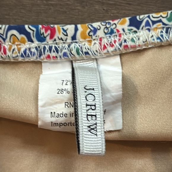 J Crew Classic Floral Print Bikini SZ Medium - Picture 6 of 7